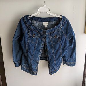 Soft Surroundings denim jacket - size L